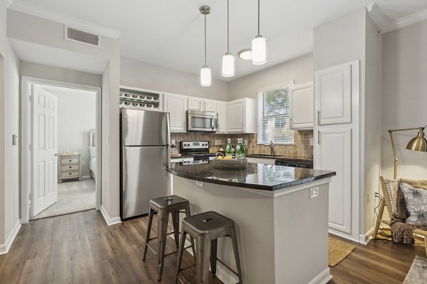 kitchen at Villas at Legacy Apartments