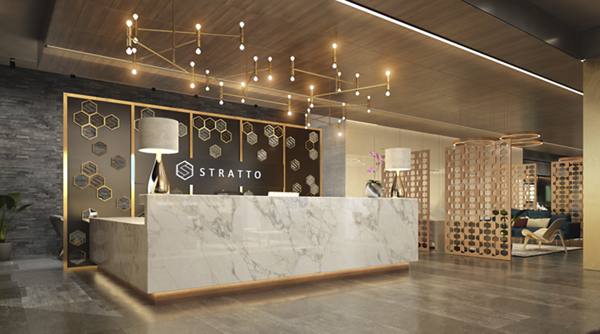 lobby at STRATTO Apartments