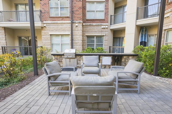 grill area at Centric Gateway Apartments