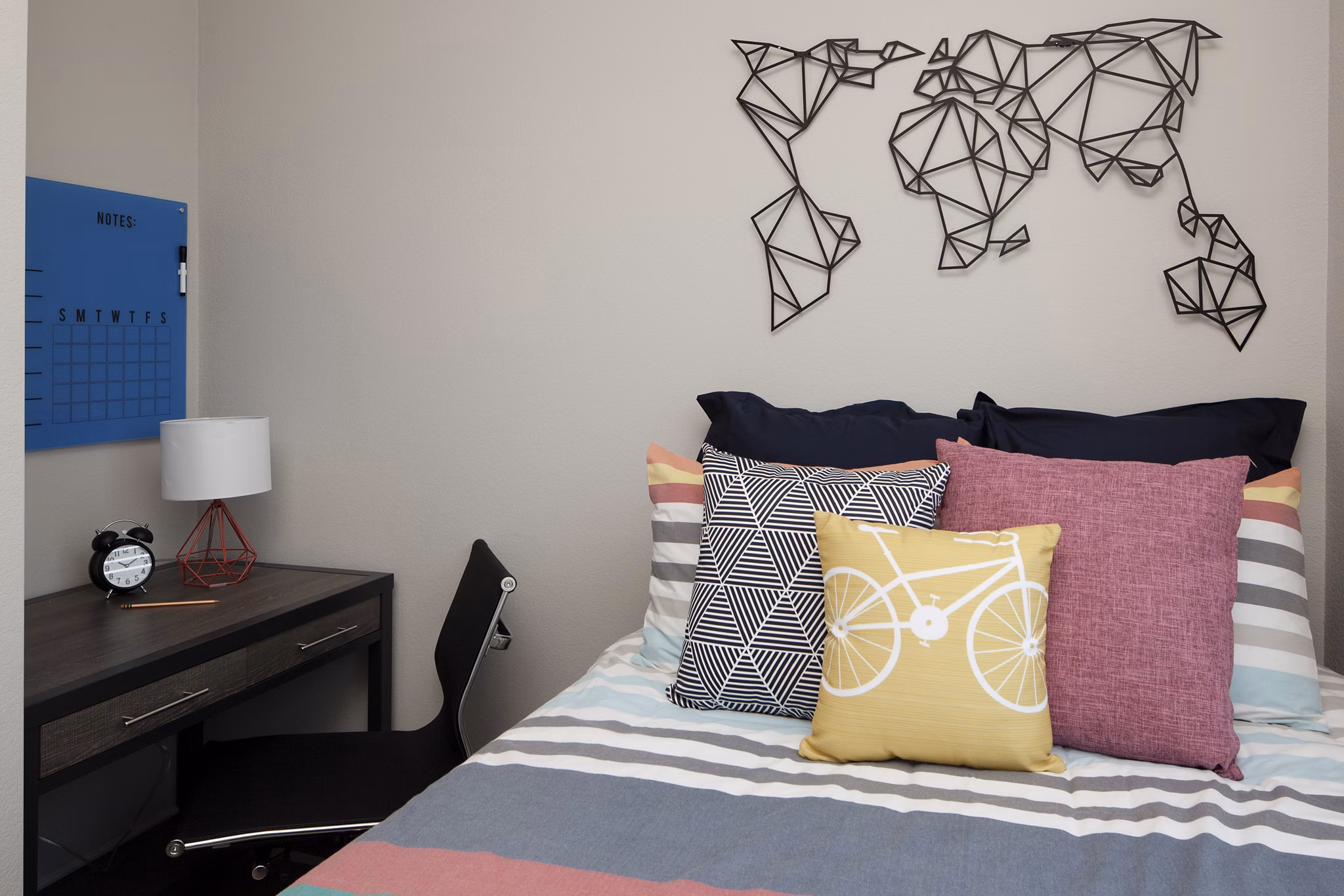 bedroom at CoLab Apartments