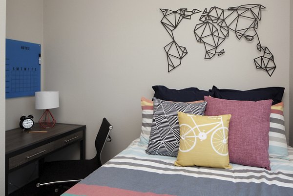 bedroom at CoLab Apartments
