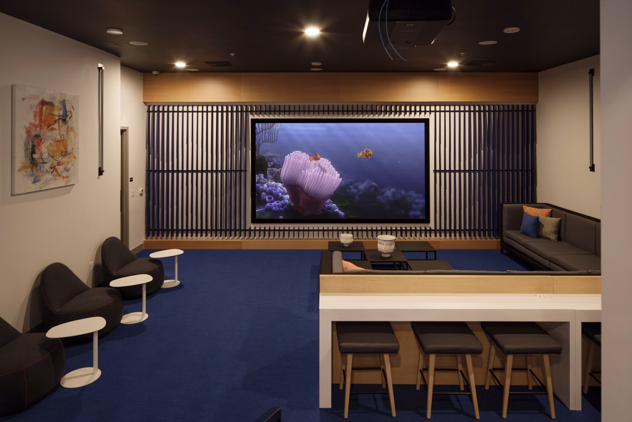 theater at CoLab Apartments