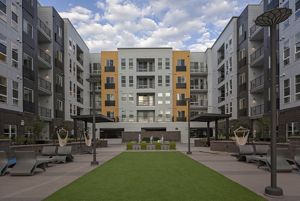 grill area at CoLab Apartments
