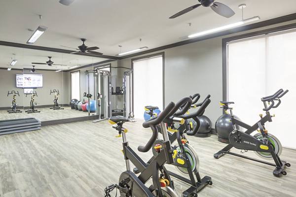 fitness center at Vinings of Hurstbourne Apartments