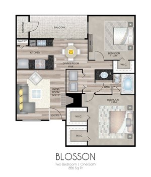 Floorplan Blossom