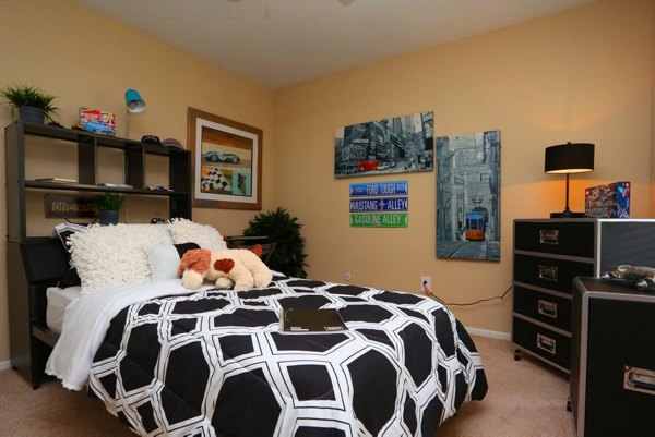 bedroom at Lake Vue Apartments