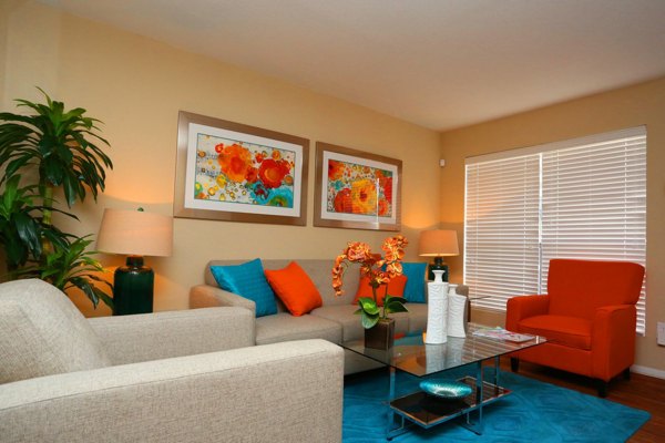 living room at Lake Vue Apartments