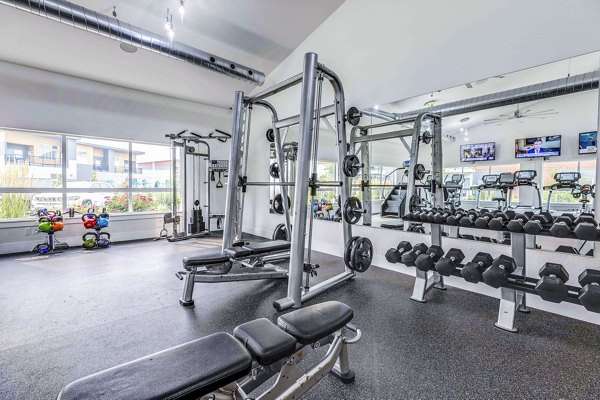 fitness center at The Northern at Coeur d'Alene Place Apartments
