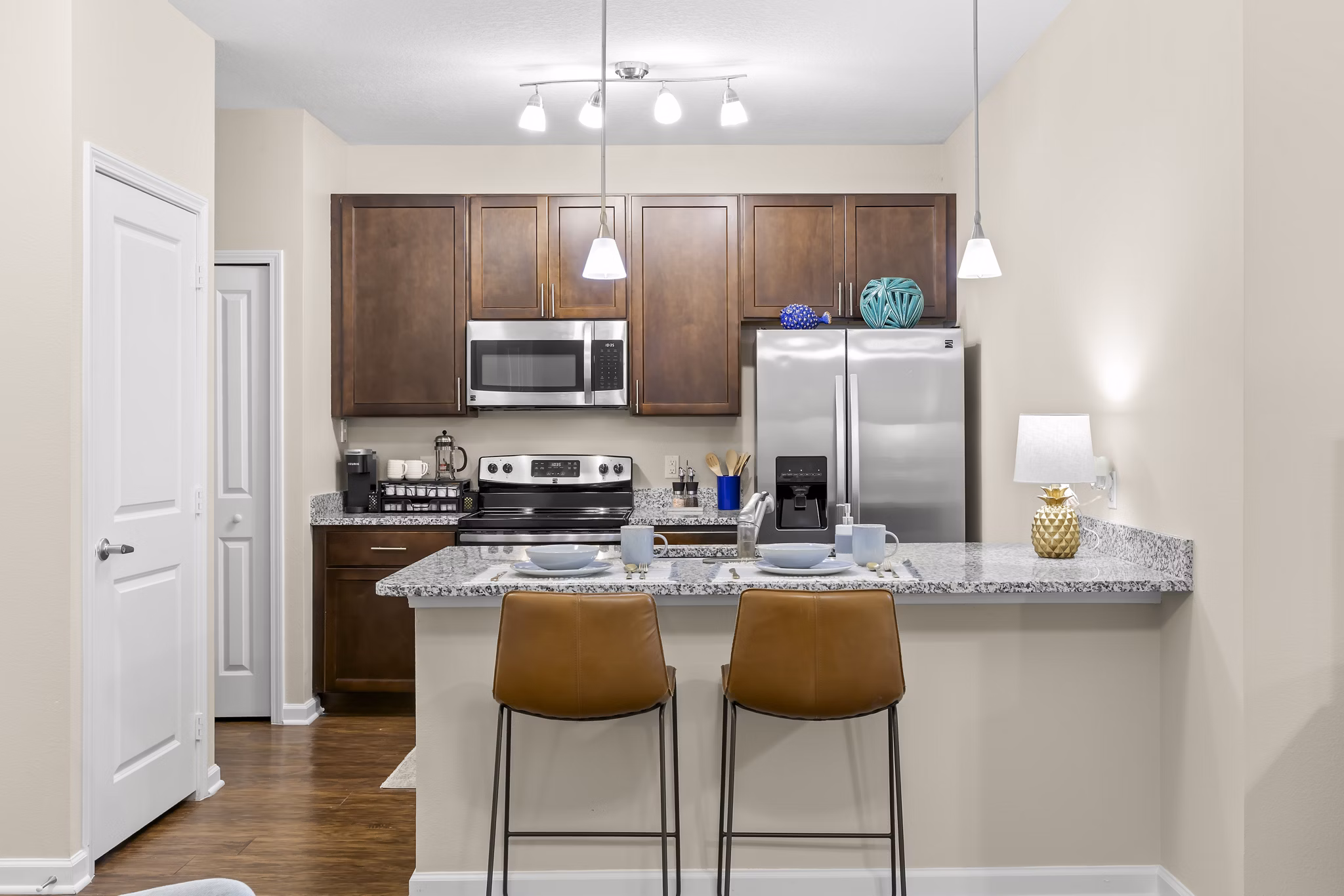 kitchen at Album Monterey Pointe Apartments 