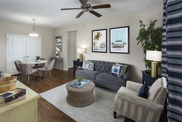 living room at Album Monterey Pointe Apartments