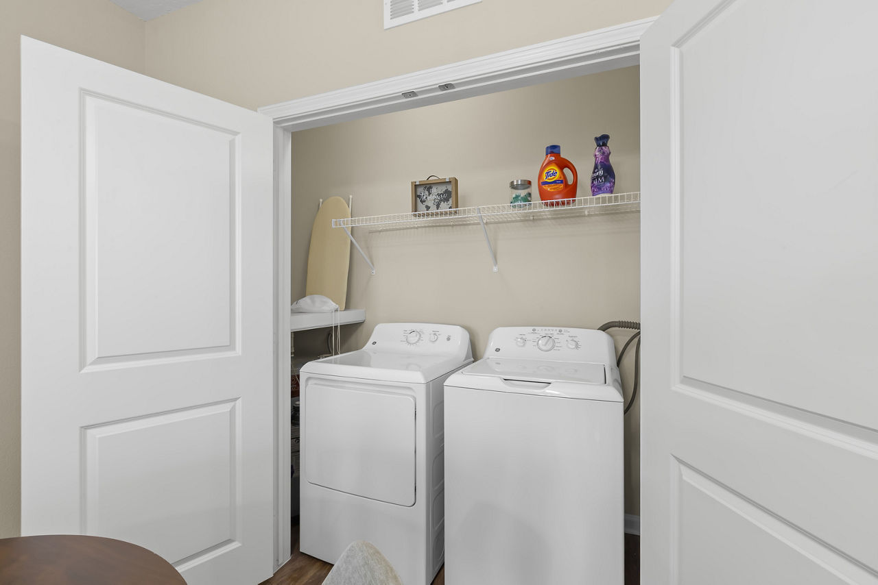 Laundry room at Album Monterey Pointe