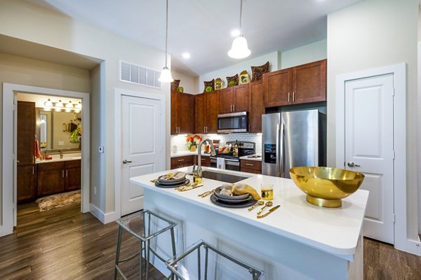 kitchen at Hardy Yards Apartment Homes