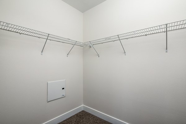 bedroom closet at Alaya Hollywood Apartments