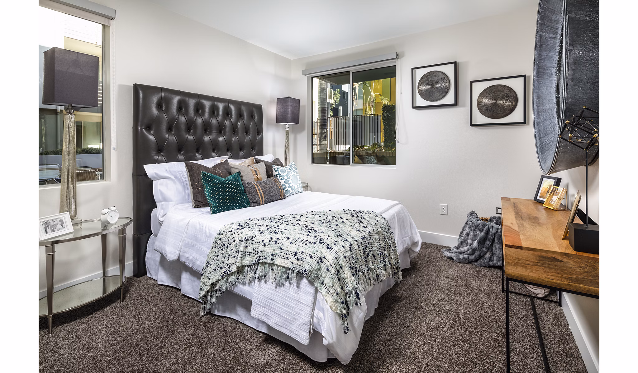bedroom at Alaya Hollywood Apartments