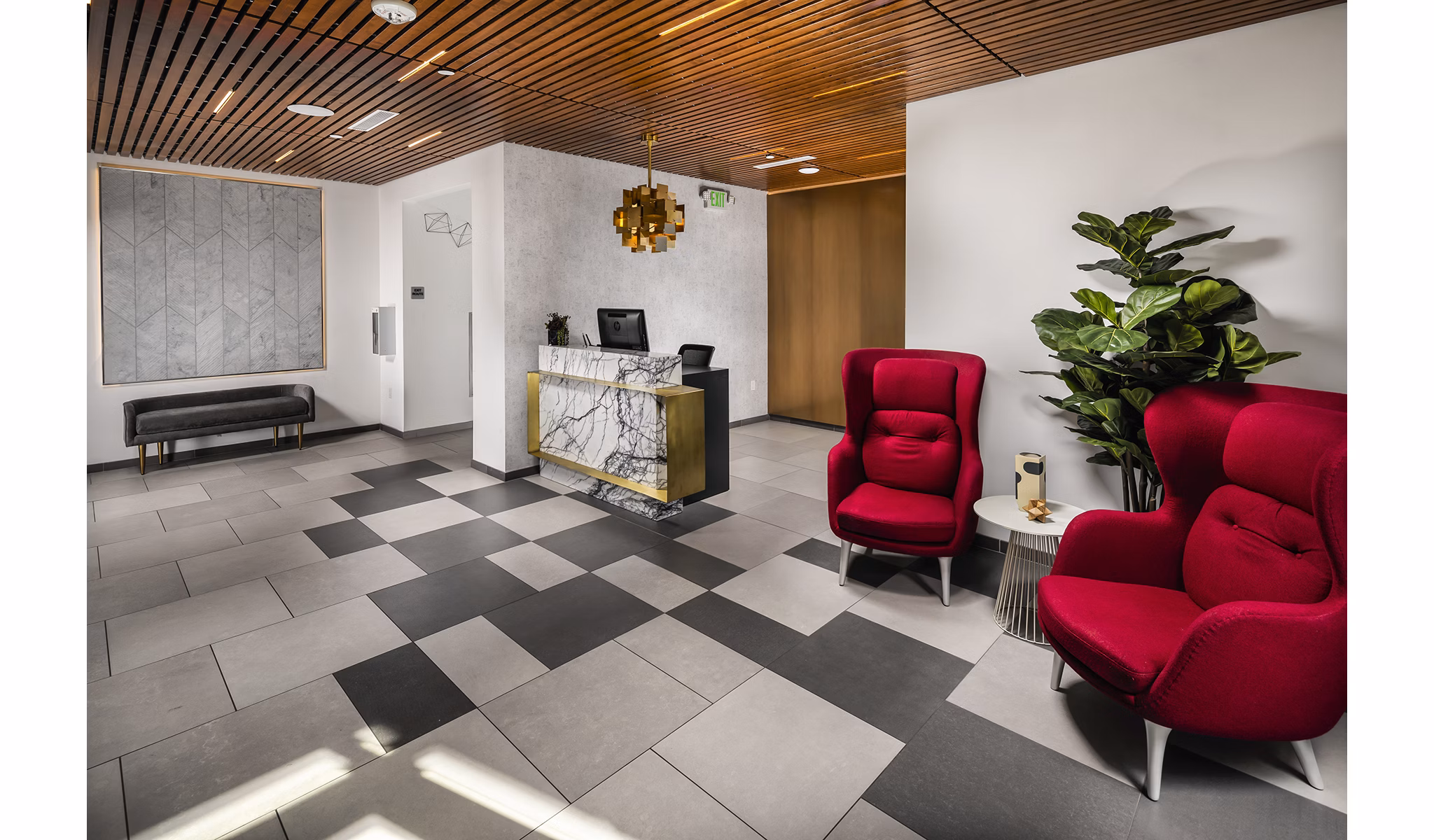 clubhouse/lobby at Alaya Hollywood Apartments