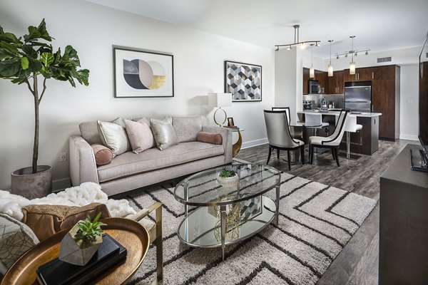 living room at Alaya Hollywood Apartments