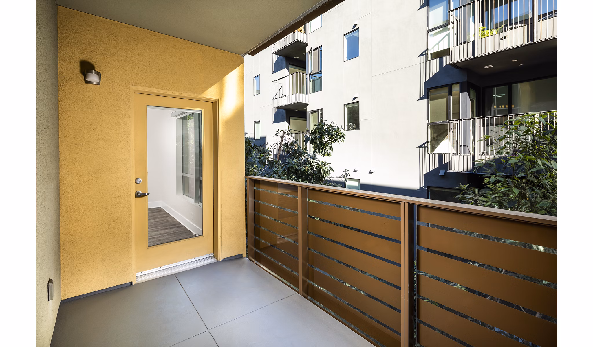 patio/balcony at Alaya Hollywood Apartments