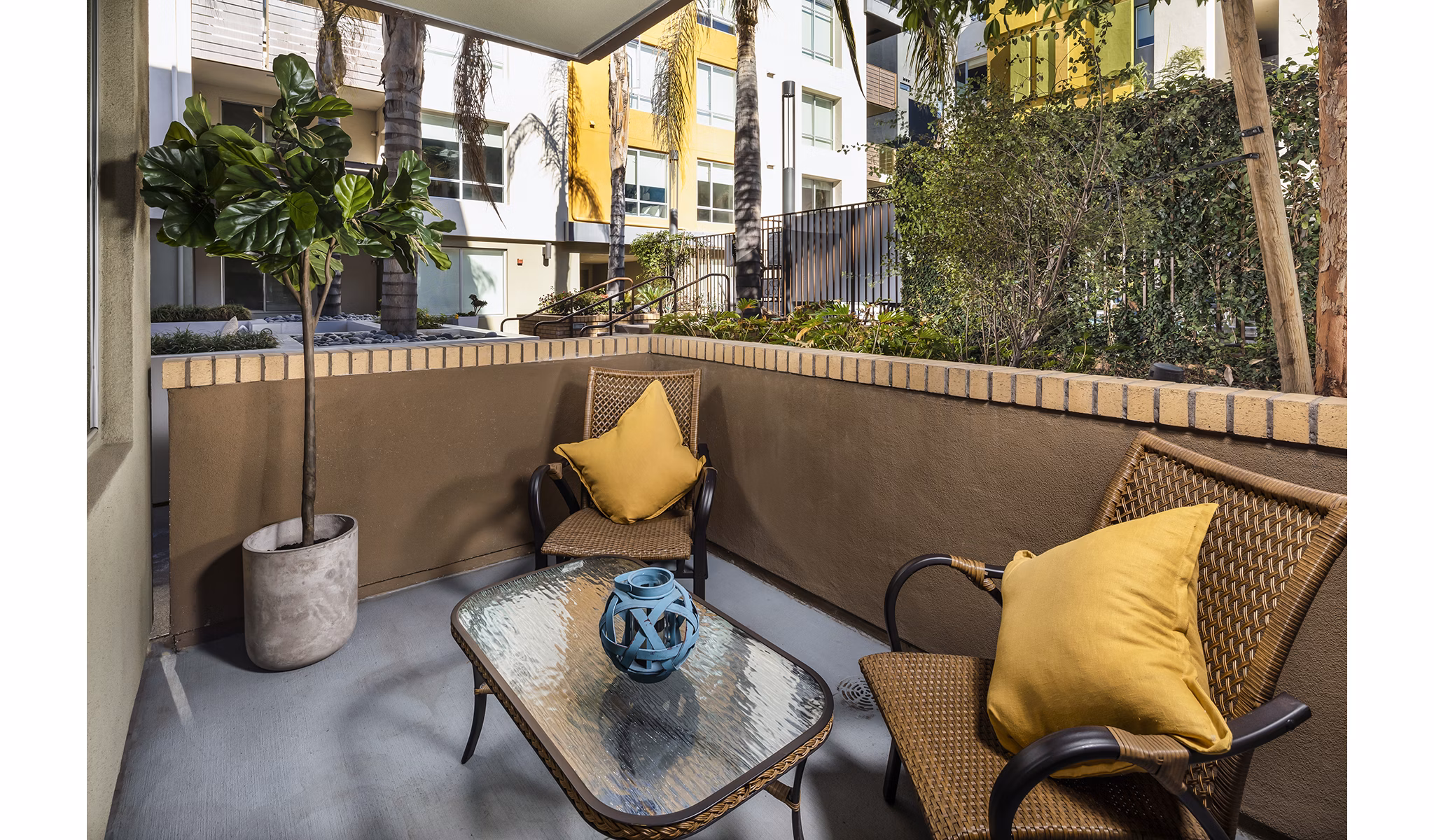 patio/balcony at Alaya Hollywood Apartments