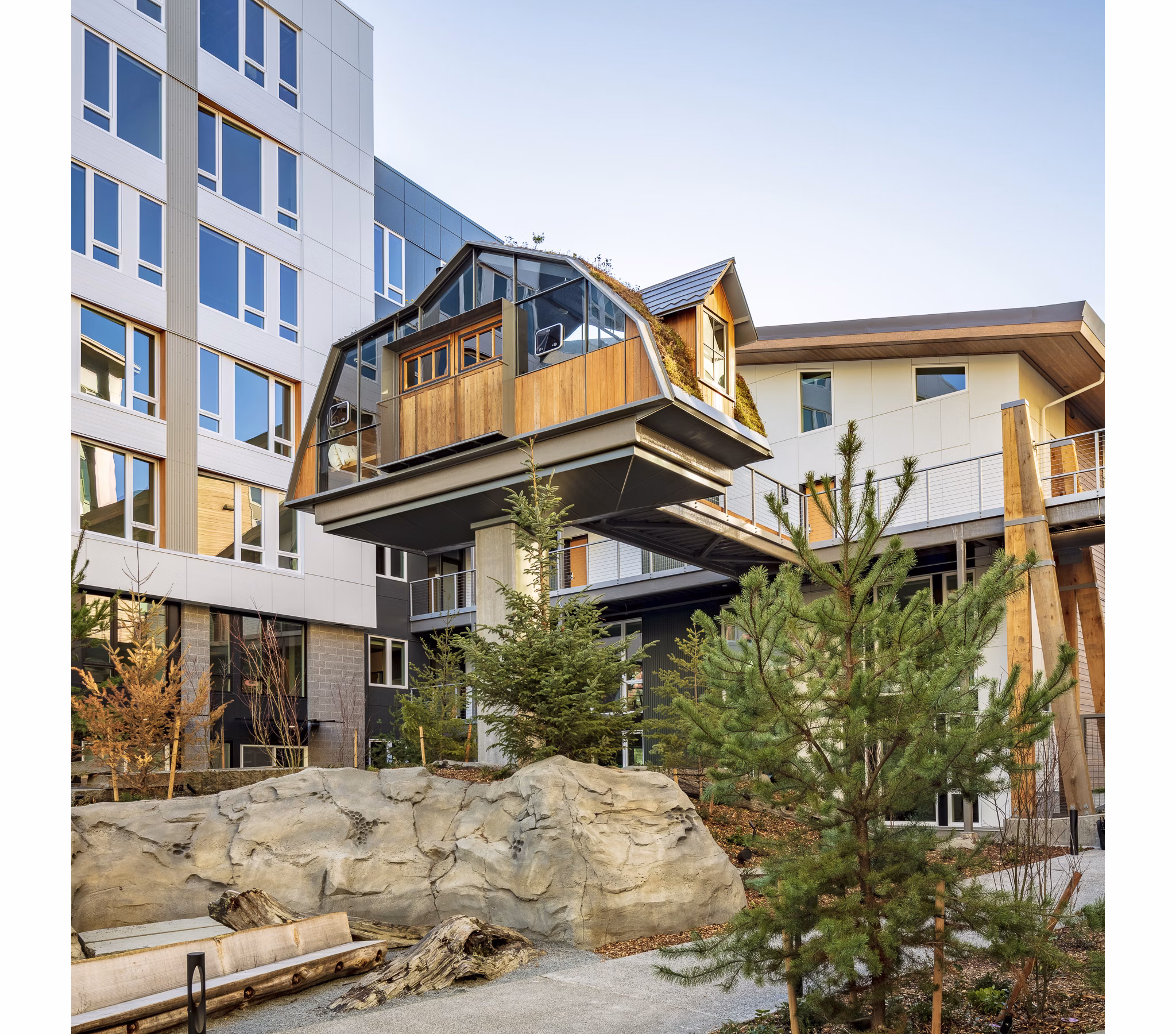 Sitka Apartments: Elegant modern of luxury apartments in Seattle's Belltown neighborhood