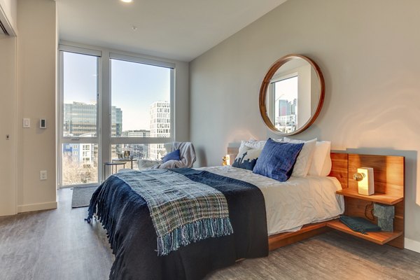 bedroom at Sitka Apartments