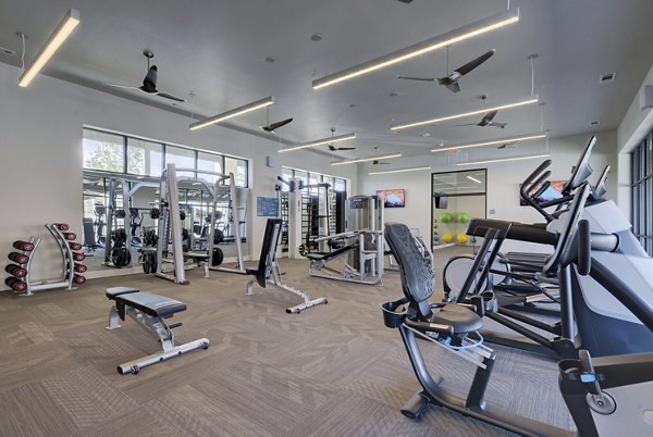 fitness center at Tacara Westpointe Village Apartments