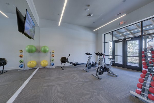 Fitness center with modern equipment at Tacara Westpointe Village Apartments