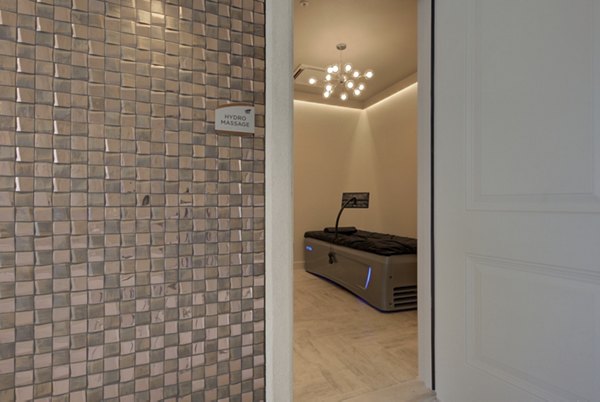 Relaxing spa with serene ambiance at Tacara Westpointe Village Apartments