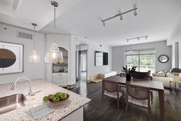 dining area at The Residence at SouthPark Apartments