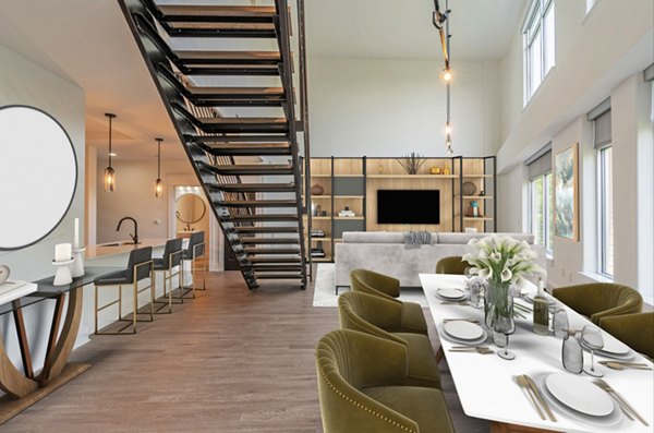 dining area at The Residence at SouthPark Apartments