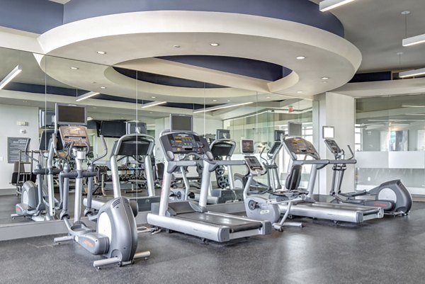 fitness center at The Residence at SouthPark Apartments