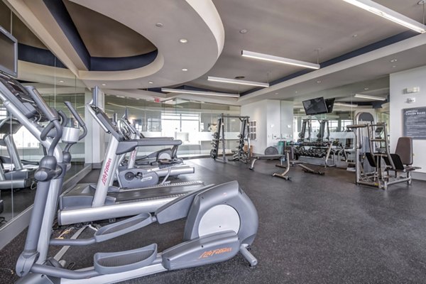 fitness center at The Residence at SouthPark Apartments