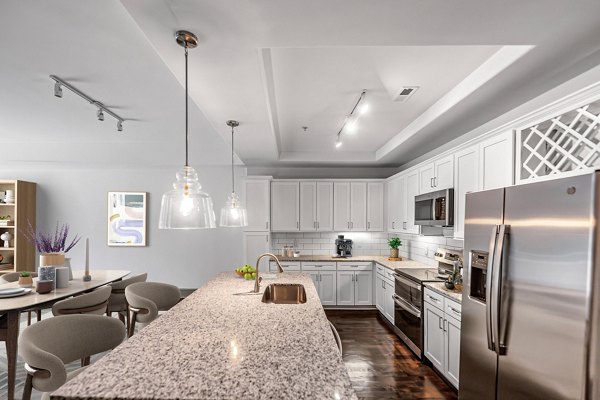 kitchen at The Residence at SouthPark Apartments