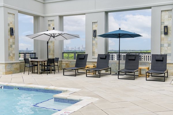 pool at The Residence at SouthPark Apartments