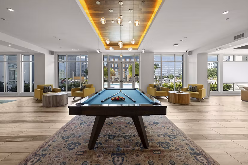 clubhouse at Savoy Apartments