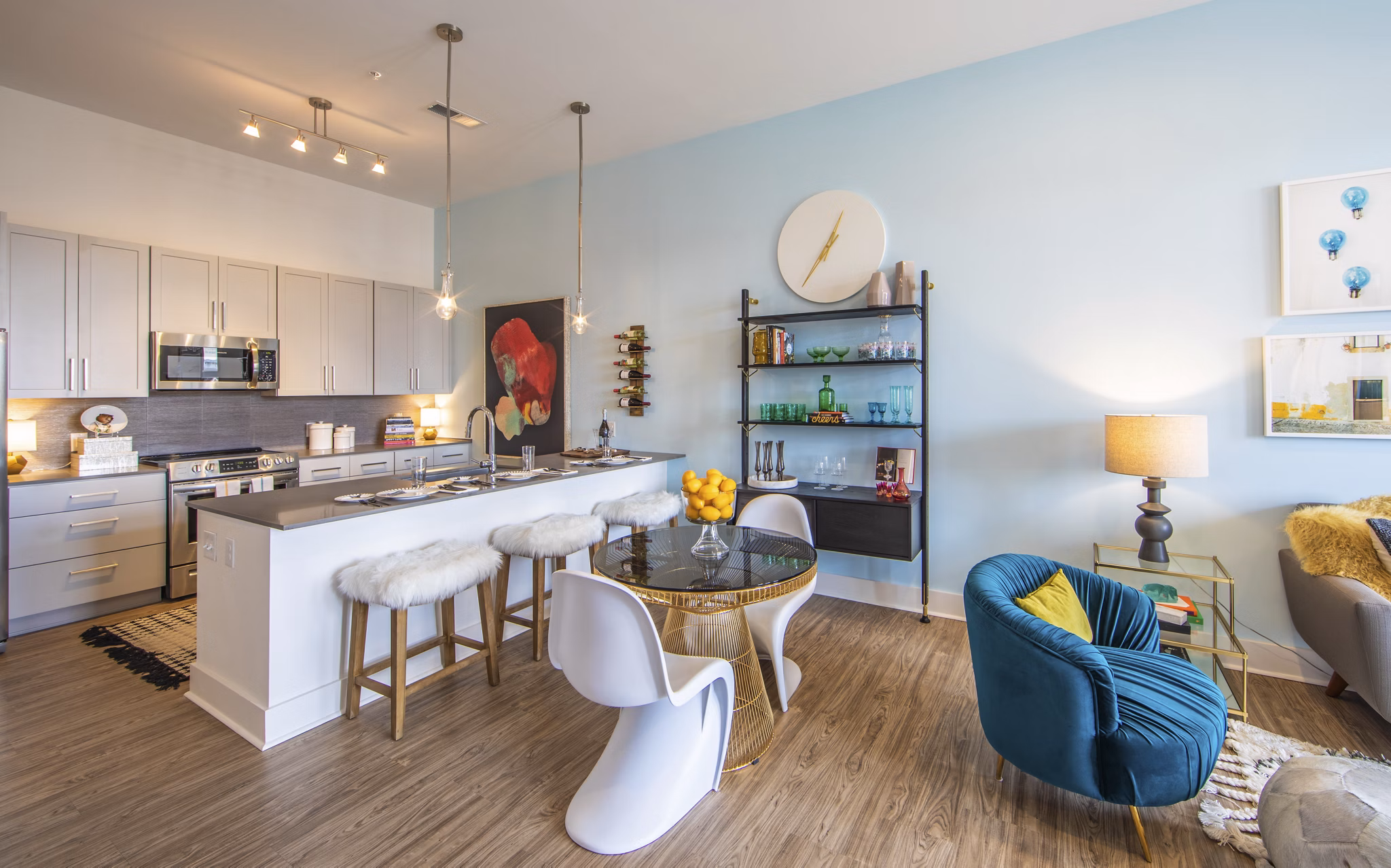 kitchen at Savoy Apartments
