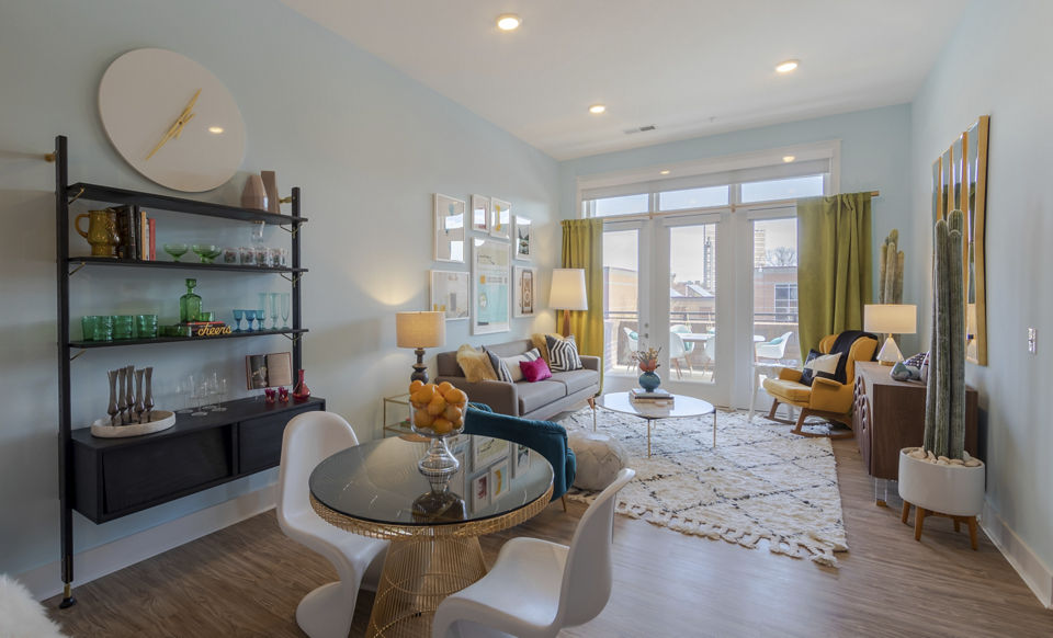 living room at Savoy Apartments