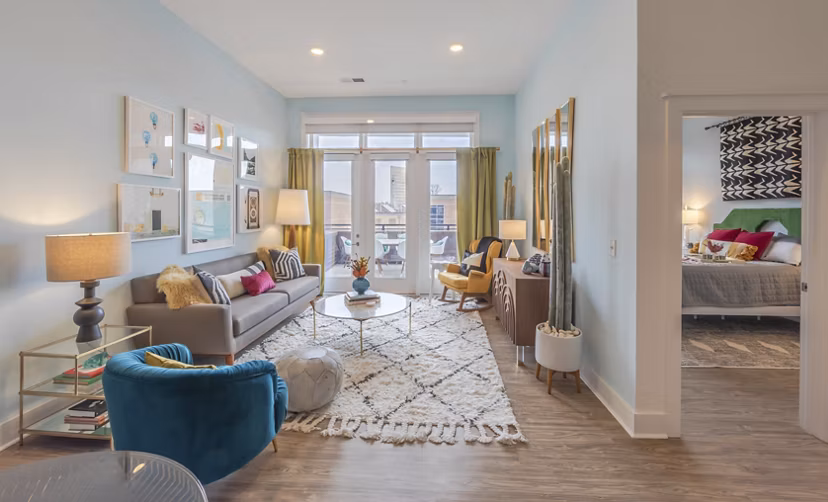 living room at Savoy Apartments