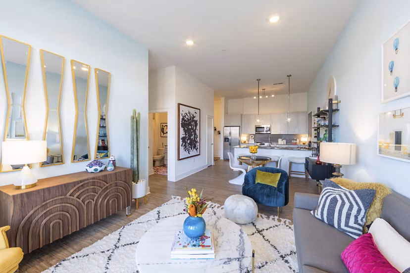 living room at Savoy Apartments