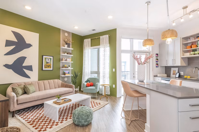 living room at Savoy Apartments