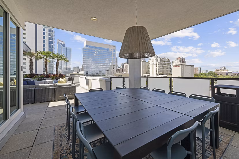 patio at Savoy Apartments