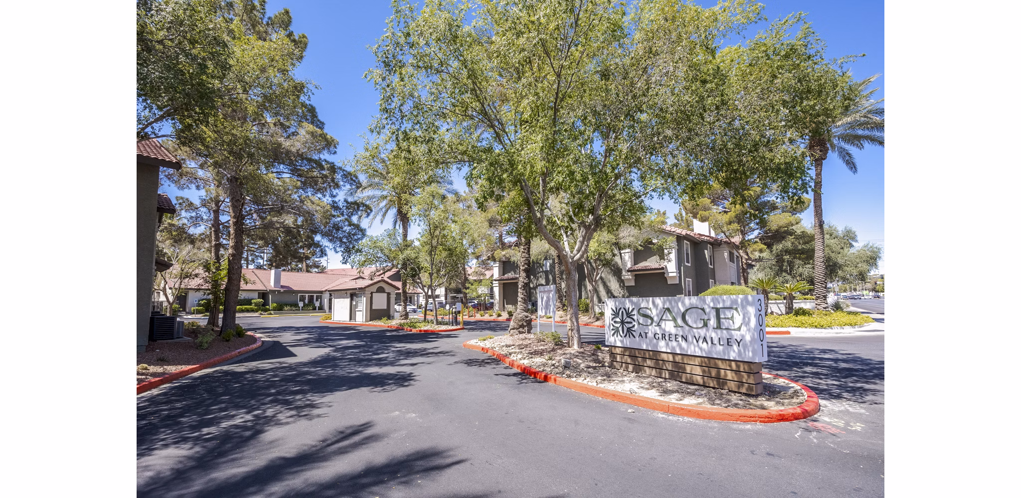 Sage at Green Valley Apartments: Elegant signage at a luxury living community in Green Valley