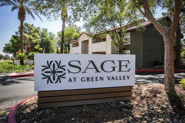 signage at Sage at Green Valley Apartments