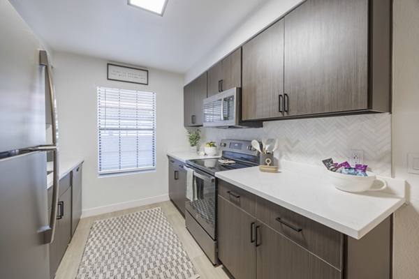 kitchen at 3001 Park Apartments