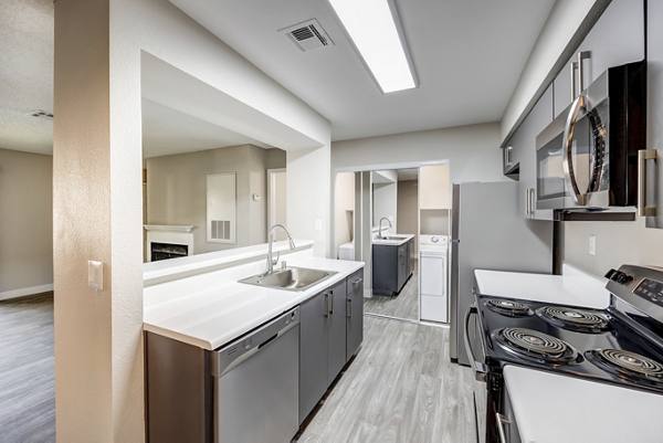 kitchen at 5400 Vistas Apartments