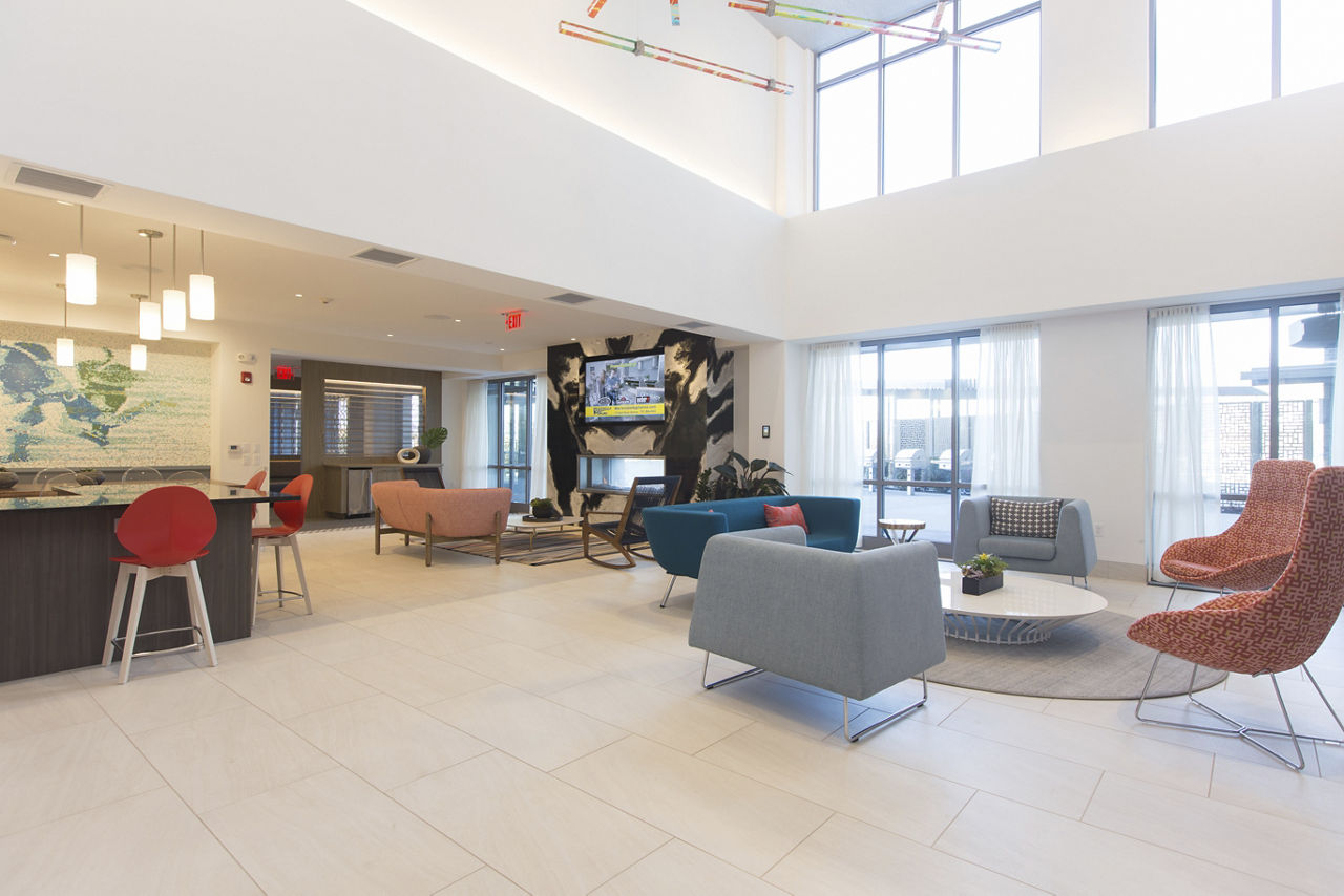 Lobby at One Beachmont