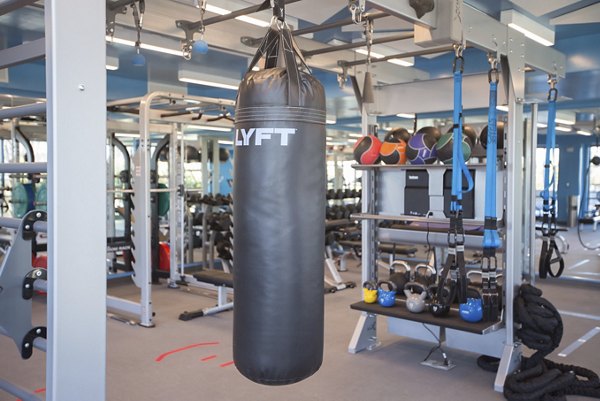 fitness center at One Beachmont Apartments