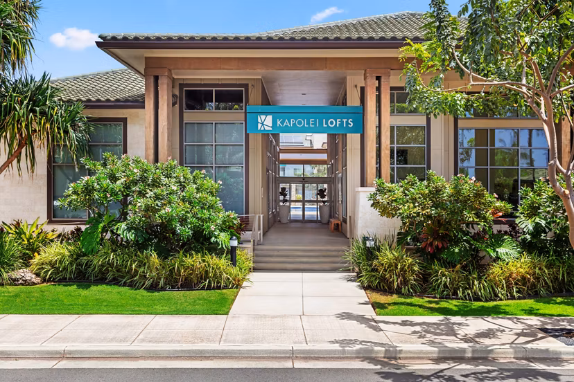 building at Kapolei Lofts Apartments