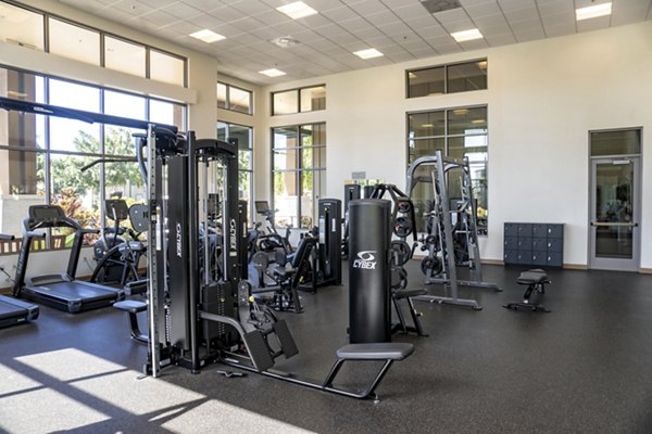 fitness center at Kapolei Lofts Apartments