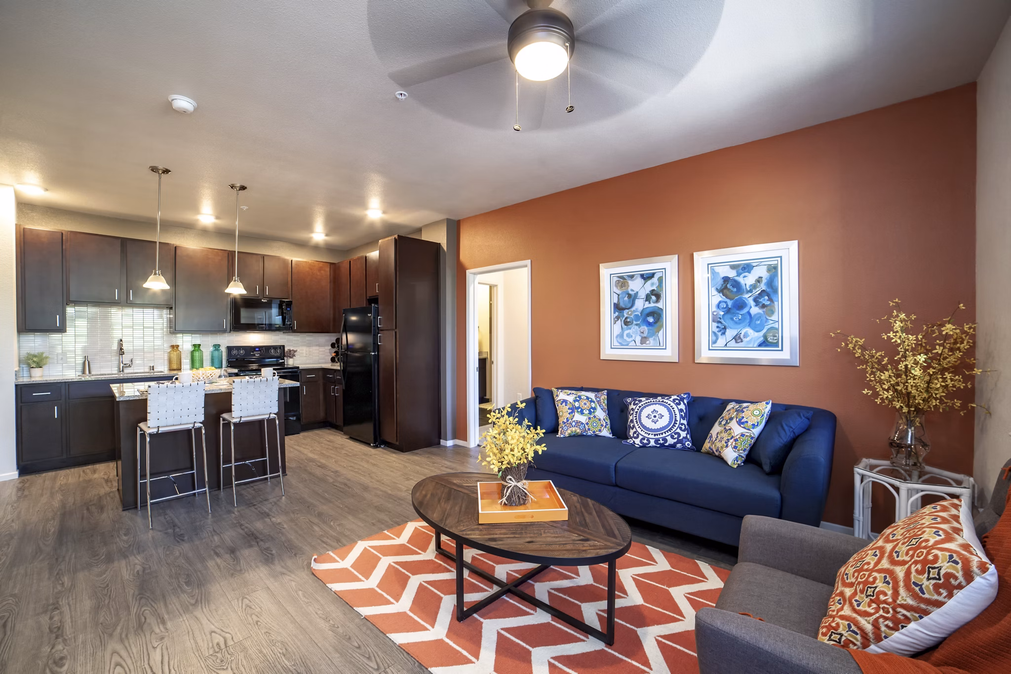 living room at Kapolei Lofts Apartments
