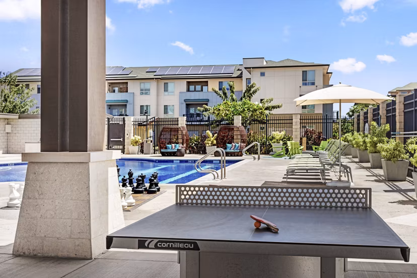 recreational area at Kapolei Lofts Apartments